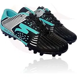 Defender Embossed PU Leather Lightweight Embossed Multipurpose Football Boots | Style & Elegant with Performance| Hard Ground | Football Shoes