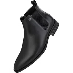 AlbertoITorresi Fox Leather Chelsea Boots For Men