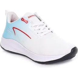 Men's Hybrid-2 Sports Walking Running Casual Stylish Comfortable Shoes (Sky & White, UK Footwear Size System, Adult, Men, Numeric, Medium, 8)