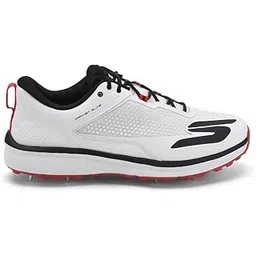 Skechers Men's Cricket Elite Cricket Shoes White/Black/Yellow