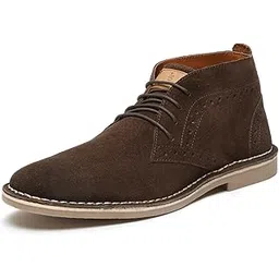 Chukka Boots for Men| Suede Leather Boots for Men| High Ankle Casual Boot | Casual Office & Trekking Shoes | Hiking Boots for Men | Stitch Down Desert Boots | [LSSDSUCKBGJB_]