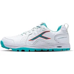 Pitch Force Cricket Shoes | Terraspike Studs | Embedded Support Plate for Stability | Lightweight & Durable | Ideal for Turf, Ground & Hard Surface