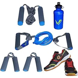 Gowin Badminton Shoe Smash Black Size-3 with Verified Training Set