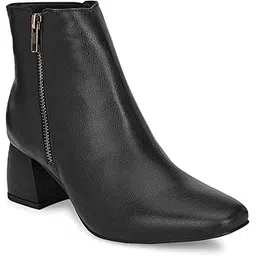Leather Formal High Heel Chelsea Boots for Women
