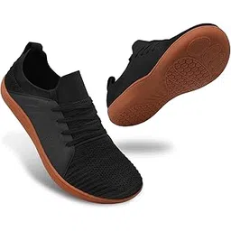 Men's Barefoot Shoes Minimalist Cross-Trainer Shoes Wide Toe Walking Shoes Zero Drop Sole Trail Running Sneakers