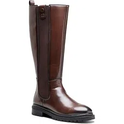 Knee High Boots, Comfortable low heel Zip Boots for Women