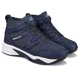 BERSACHE Sneaker, Loafers,Casual with Extra Comfort Sneakers for Men(Black)