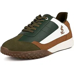 White and Tan Sneaker for Men | Comfortable Sneaker | LSP-SNK-AVI004