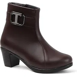 Women?s Ankle Booties ? Chunky Heel Fashion Boots, Side Zipper, Comfortable Everyday Casual Dress Boot Women?s Ankle Boots Trendy Fall Fashion Shoes