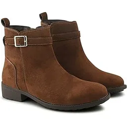 Women's Ankle Boots With Side Zipper | Stylish and Comfortable Fashion Boots for Women | Perfect for Casual and Formal Wear