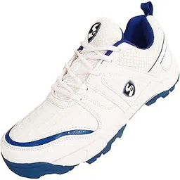 Steadler 6.0 Cricket Shoes White/Royal Blue - UK