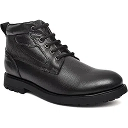 FIGARO Men's Genuine Leather (NDM Leather) Handmade Lace-up Formal Boots