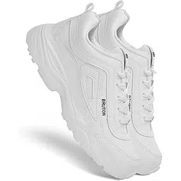 BRUTON EVA Lite Sport Shoes Running Shoes for Men- White