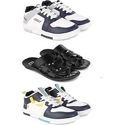 Men's Sports Shoes | Lightweight Stylish & Easy to Wear for Men'sGRT-(3-Combo)-1075-3126-1074