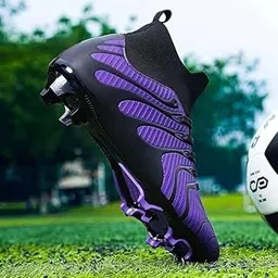 Men's Soccer Cleats for Turf & Firm Ground - Non-Slip Football Boots for Enhanced Performance