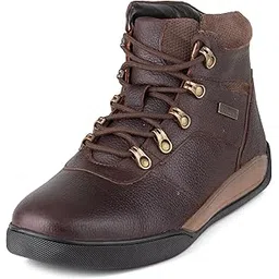 Genuine Leather Classic Lace Up | Casual Boot for Men | TPR Sole