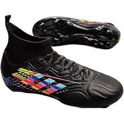Ultralight Non-Slip Soccer Cleats for Men - Indoor, Turf, & Futsal Football Boots Multicolor