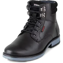 Genuine Leather Classic Lace Up | Casual Boot for Men | TPR Sole