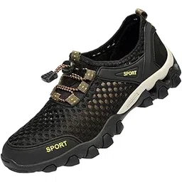 Men'S Sneakers Lightweight Breathable Male Footwear For Tennis Walking Sport 43 Black | Men'S Shoes | Athletic