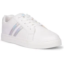 Sports & Gym Shoes with Eva Sole Sneakers Lightweight Shoes for Womens & Girls White