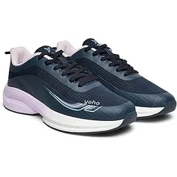 RushHour Dynamiq™ 1800 Sneakers for Women | Lightweight & Cushioned Footwear | Casual Anti-Skid Sport Lace-Up Shoe with Breathable Mesh