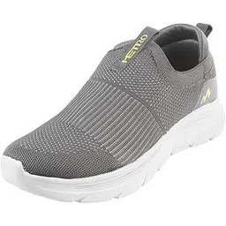 Men Grey Mesh Material Pull-on Walking Shoes UK/9 EU/43 (252-23)