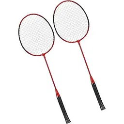 Ubersweet® Sports Badminton Racket, Comfortable Handle Durable Badminton Racket Lightweight for Outdoor (Red)
