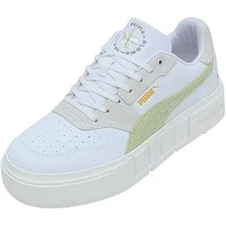 Womens Cali Court Embroidery W Pistachio Green-Warm White Sneaker - 5 UK (39882801)