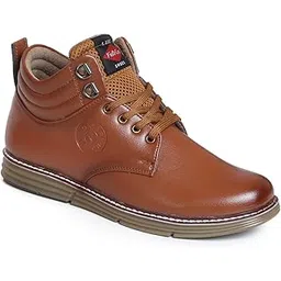 Field Care Fashion Lace-Up Mid Top Fashion Hiking Trekking Comfort Boots for Men's