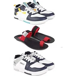 Men's Sports Shoes | Lightweight Stylish & Easy to Wear for Men'sGR-(3-Combo)-1074-3133-1075