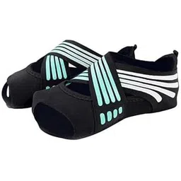 3Xnon Skid Women Barre Yoga Shoes Pilates Grip Socks Flexible Machine Wash Green L | Womens Shoes | Athletic