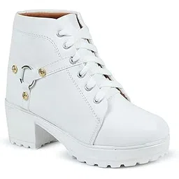 Women's Fashion Casual Outdoor High Heel Ankle Boot