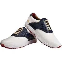 Golf Shoe | Light Weight | Waterproof | Black/Brown/White/Blue/Tan/Red | Breathable Golf Shoe with LACE UP