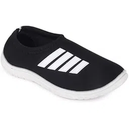 Comfort-02 Shoes for Walking Gym Training,Casual, Sports,Slip-On,Lightweight Lace up Athletics Slipon Running Sneaker for Ladies and Girls Black