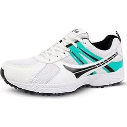 Cruze Cricket Shoes/Rubber Studs Spikes Sports for Men Boys Unisex Kids|Lightweight and Durable | Stylish Sports Shoes | (Yellow/Red/Orangr/Green)