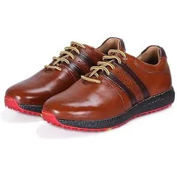 Golf Shoe | Light Weight | Waterproof | Black/Brown/White | Breathable Golf Shoe with LACE UP