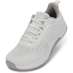 Women's Wide Toe Box Road Running Shoe + Zero Drop, White, 8.5