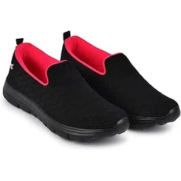 Women's Slip-on Knitted Upper Walking Shoes | Breathable Mesh Upper, EVA Sole | Lightweight & Comfortable Casual Sneakers