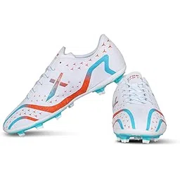Vector X Ignite 2.0 Football Shoe/Studs, Double Colored TPU Sole, Padded Footbed, Premoulded Heel Shoe for Men