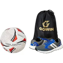 Sports Training Shoe Nx-2 Grey Blue Size 9 with Triumph Handball Rubberised Junior