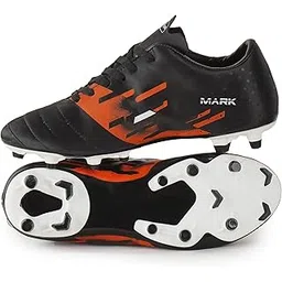 Synthetic White Turf and Hardground TPU Dual Color Sole Football Studs Shoes for Men (Size 4 to 10)