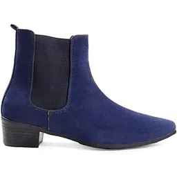 Men's 2 Inch Heel Height Increasing Casual Chelsea Boots