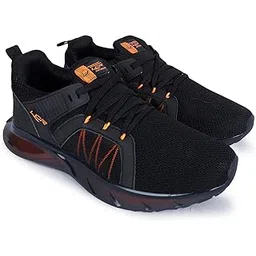 Lancer Mens Rambo-195blk-org Sneaker
