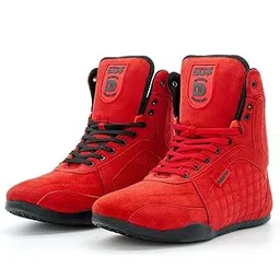 Dapp Luxe-Series Weightlifting Gym Shoes for Men and Women | Leather Rexine Exterior | Signature Flat Sole | Padded Interiors for Stability | Smart Cushioning | Wide Toe Box