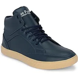 Canvas Rubber Sole Lace-Up Woven Design Boots For Men And Boys, Boots | Boots For Men | Lace-Up Shoes | Boy's Boots | | Boys' sneakers | Boys' canvas shoes | Boys' casual boots