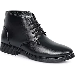 Men's Synthetic Leather Comfortable Lightweight Officewear Trendy Lace Up Ankle Formal Shoes/Chukka Boots