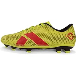 Rezel Football Studs for Men, High Shear Dual Color TPU Sole, TPU Fusion with 3D Texture Upper, Designed for Soft & Hard Natural Grass