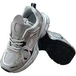 Women Sports Running Shoes – Breathable Mesh Lace-Up Sneakers with Cushioned Sole, Lightweight Non-Slip Athletic Trainers for Gym