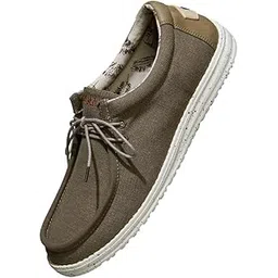 Mens Canvas Wanderers Sneakers | Boat Shoes | Comfortable, Flexible & Breathable