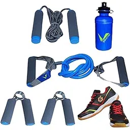 Gowin Badminton Shoe Smash Black Size-6 with Verified Training Set